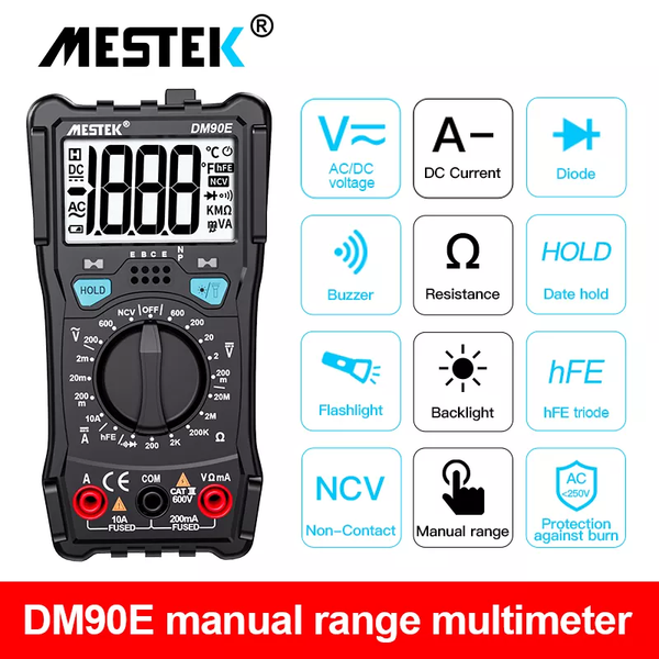 Мультиметр Mestek DM90E 465 фото